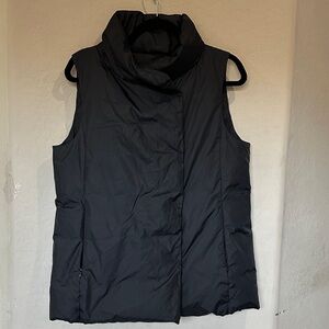 Eileen Fisher Black Down /feather Vest